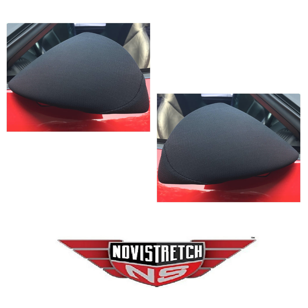 C4 Corvette NoviStretch Mirror Bra Covers High Tech Stretch Mask Fits: 84 - 96