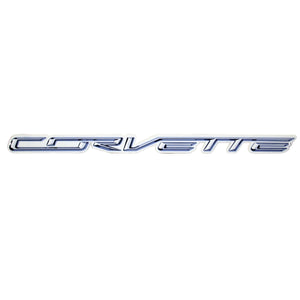 C7 Corvette Wall Emblem Script Large Metal Art 2014 thru 2019 Corvettes