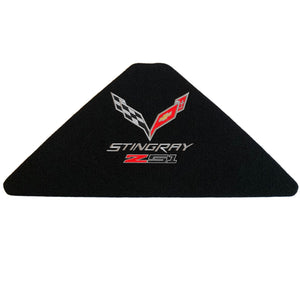 C7 Corvette Trunk Lid Liner w/ Cross Flag Emblem + Stingray Script and Z51 14 thru 19