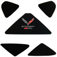 C7 Corvette Trunk Lid Liner w/ Cross Flag Emblem + Stingray Script and Z51 14 thru 19