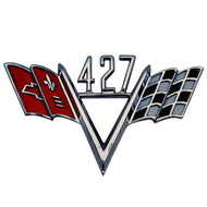 Chevrolet GM 427 V-Flag Large Wall Emblem Full 24