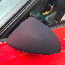 Load image into Gallery viewer, C4 Corvette NoviStretch Mirror Bra Covers High Tech Stretch Mask Fits: 84 - 96
