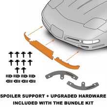 Load image into Gallery viewer, C5 Corvette Spoiler Air Dam Bundle Kit w/ Side Support + Mount Hardware 97-04
