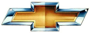 Chevy Bow Tie GM Gold BowTie Metal Magnet Emblem Art Size: 6" x 2" Tool Box Great Gift Item