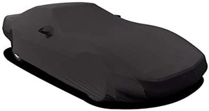 C4 Corvette HIGH END Onyx Black Satin Custom Stretch Indoor Car Cover 84 thru 96