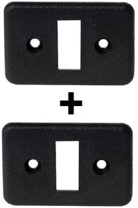 C4 Corvette Seat Back Release Button Bezel Plate Cover Dual Kit Fits: 94 thru 96