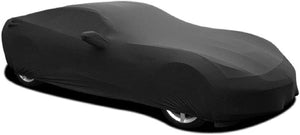 C7 Corvette HIGH END Onyx Black Satin Custom Stretch Indoor Car Cover 14-19