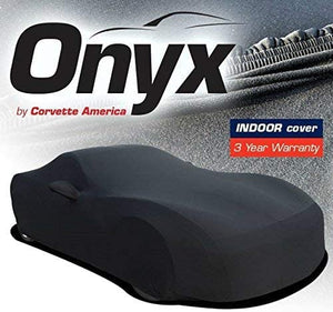 C1 Corvette HIGH END Onyx Black Satin Custom FIT Stretch Indoor CAR Cover 53-62