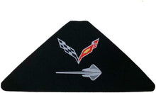 Load image into Gallery viewer, C7 Corvette Trunk Lid Liner w/ Crossed Flag + Stingray Embroidered Emblems 14-19
