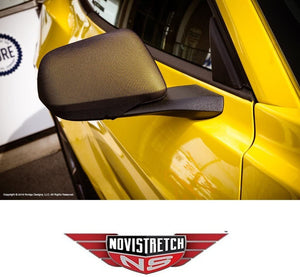 Mustang 6th + 7th Gen NoviStretch Mirror Bra Covers High Tech Stretch 2015 + Later