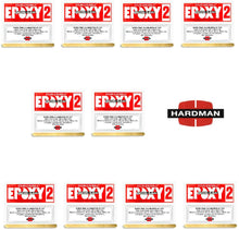 Load image into Gallery viewer, Red 2 Non Sag 3.5g Double Bubble Epoxy Packet Includes Ten Packs Super Fast Set Hardman 04008
