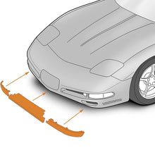 Load image into Gallery viewer, C5 Corvette Spoiler Air Dam Bundle Kit w/ Side Support + Mount Hardware 97-04
