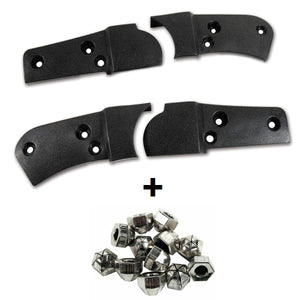 C3 Corvette Seat Hinge Cover Kit w/ Acorn Mount Hardware Fits: 78 Thru 82