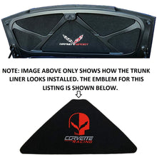 Load image into Gallery viewer, C7 Corvette Trunk Lid Liner w/ Red Jake Skull Racing Embroidered Emblem 14-19
