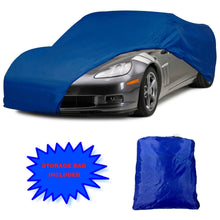 Load image into Gallery viewer, C6 Corvette Stingray Semi Custom Car Cover Blue 2005 thru 2013
