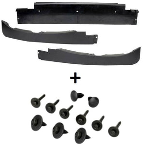 C6 Corvette Front Lower Complete Spoiler 3 Piece Kit w/ Mount Hardware Fits: 05 thru 13