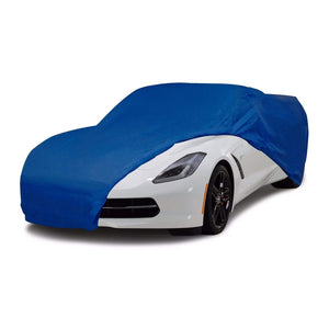 C7 Corvette Stingray Semi Custom Car Cover Blue 2014 thru 2019