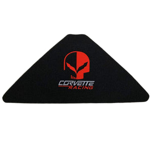 C7 Corvette Trunk Lid Liner w/ Red Jake Skull Racing Embroidered Emblem 14-19