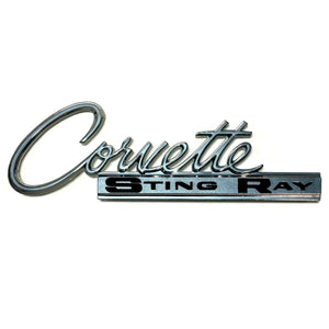 C2 Corvette Metal Magnet Emblem Art Size: 6" x 2" Tool Box 63 thru 65