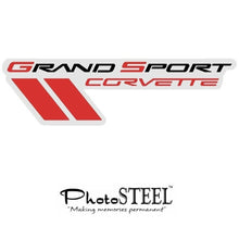 Load image into Gallery viewer, C6 Corvette Grand Sport Wall Emblem Large Metal Art 06-13 Full 35&quot; by 10&quot; GS
