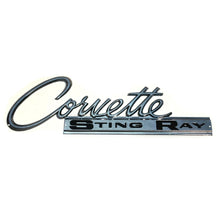 Load image into Gallery viewer, C2 Corvette Wall Emblem Large Metal Art 63-65 Full 32&quot; x 10&quot; In Size
