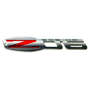 C6 Corvette ZO6 Metal Magnet Emblem Art Size: 6" x 2" Tool Box 06 through 13 Z06 505HP LS7