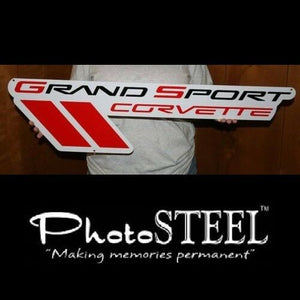 C6 Corvette Grand Sport Wall Emblem Large Metal Art 06-13 Full 35" by 10" GS