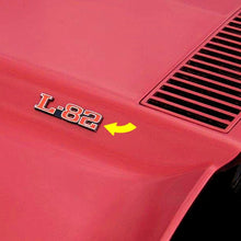 Load image into Gallery viewer, C3 Corvette 75-79 L-82 Hood Emblems Official GM Restoration Emblem Both Sides
